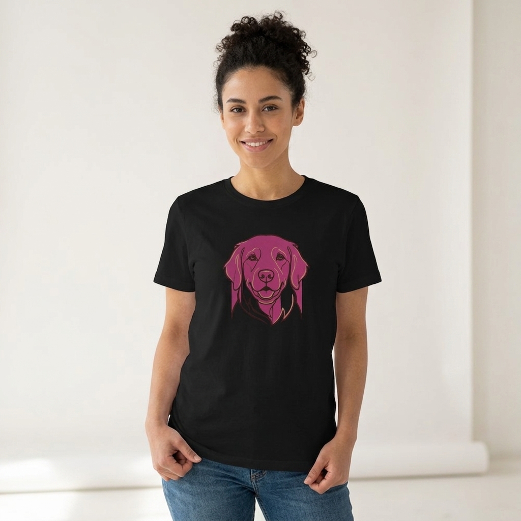 T-Shirt Chien Personnalisé | Portrait Moderne