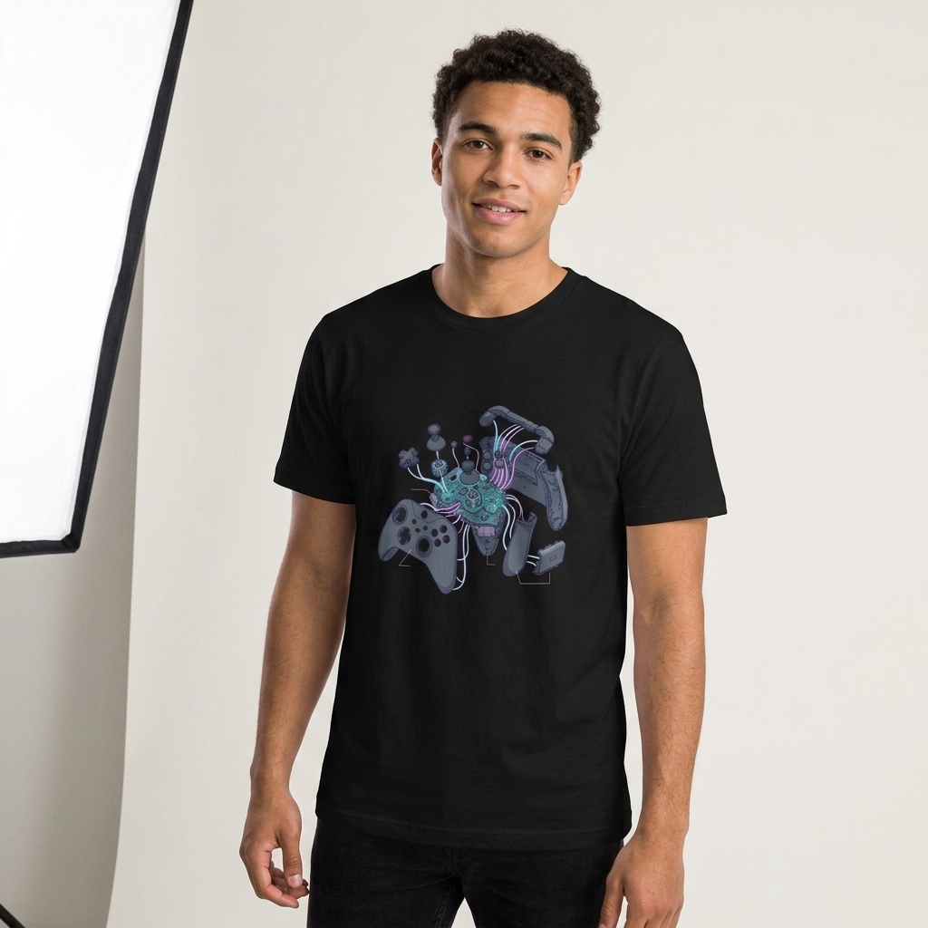 T-shirt Gaming Manette Éclatée