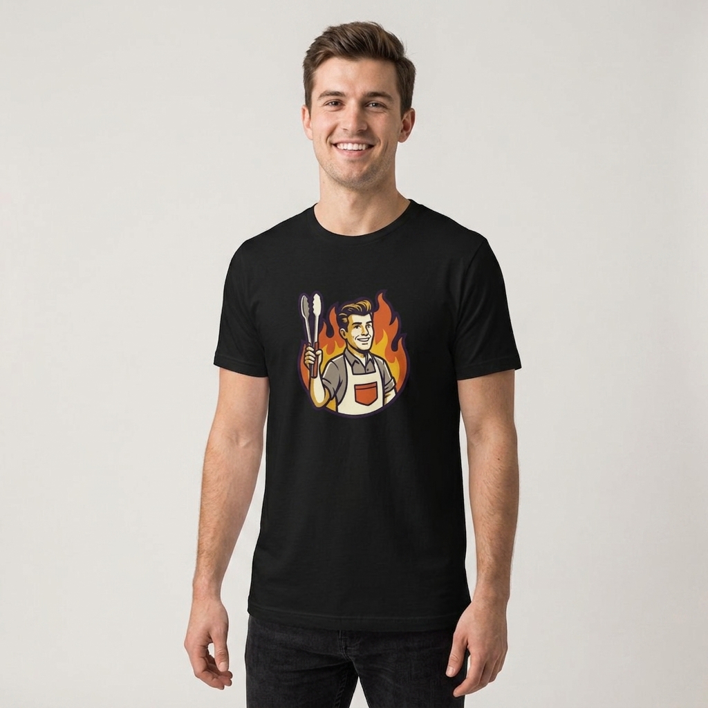 T-shirt Humour Homme Maître du Barbecue