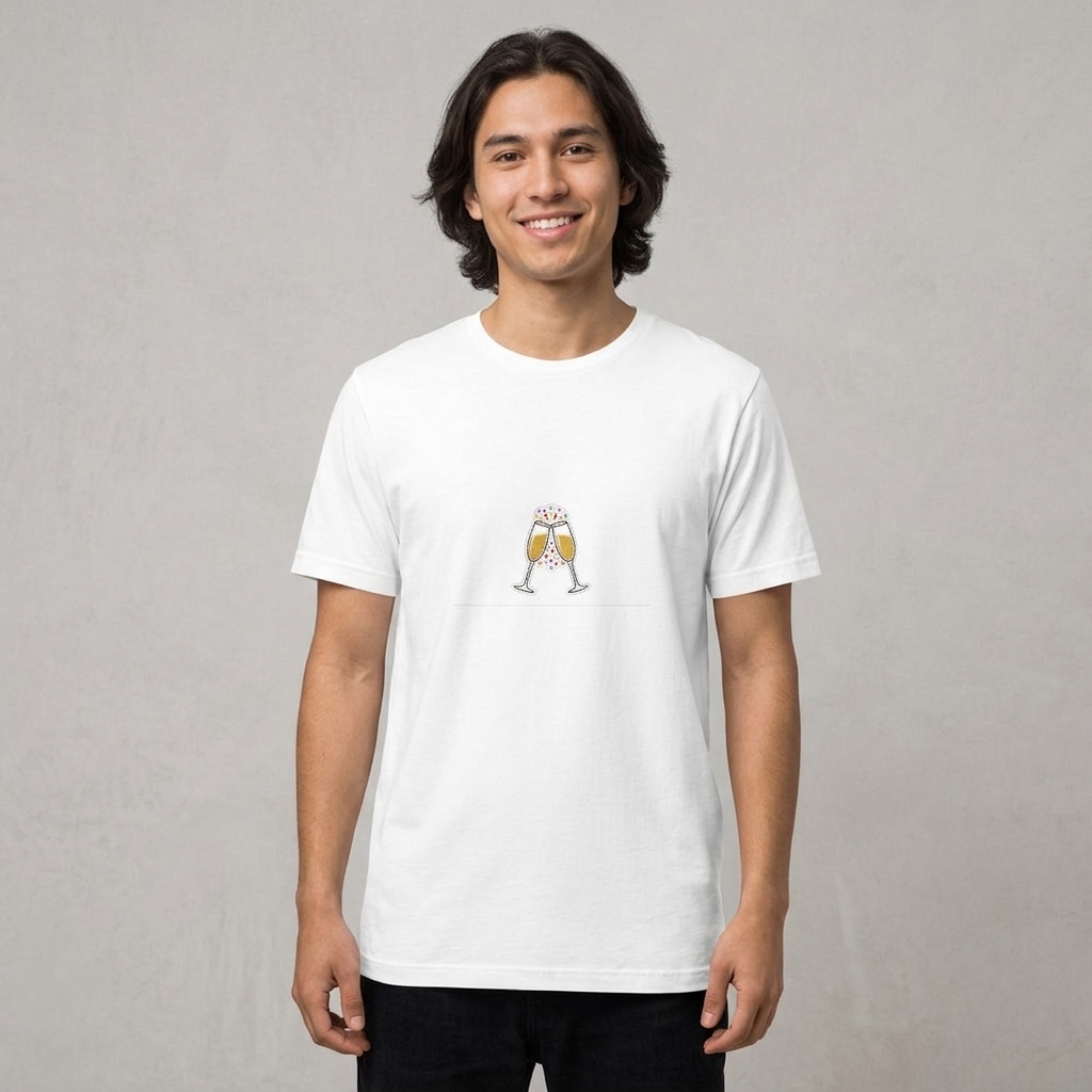 T-Shirt Mariage Toast Festif