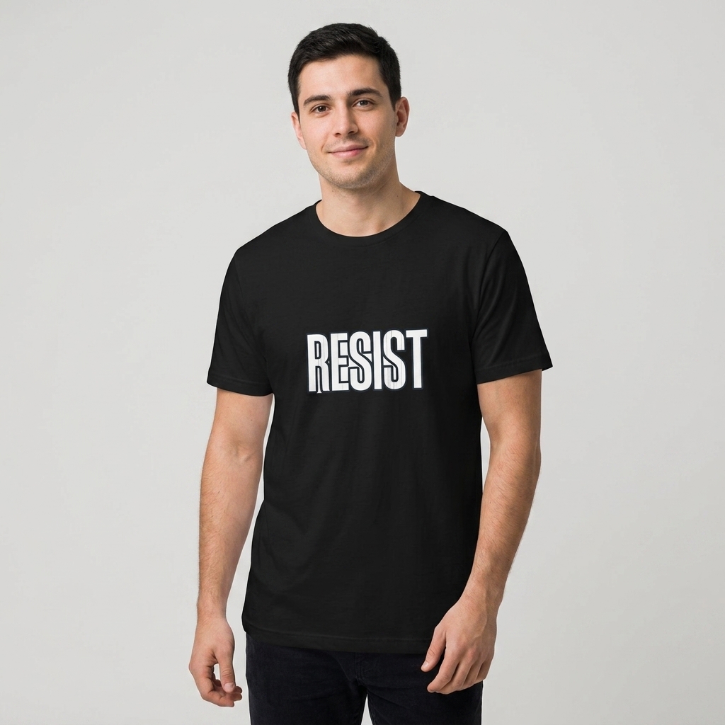 T-shirt Message Typographie Audacieuse