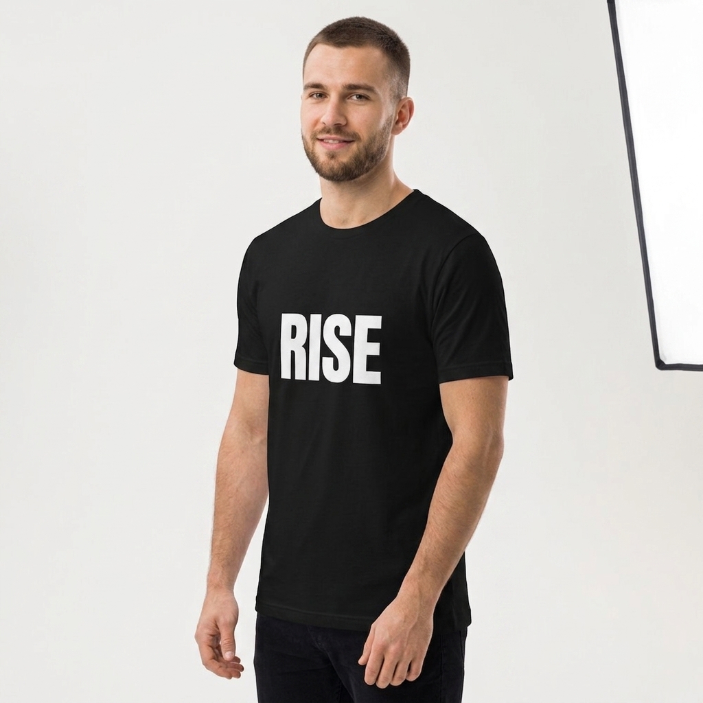 T-shirt Message Typographie Audacieuse