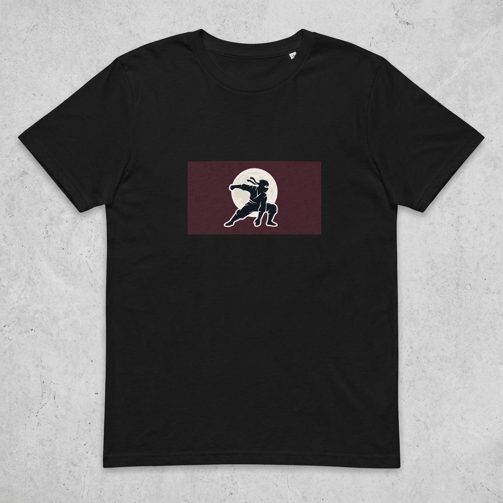 T-Shirt Ninja Silhouette Lunaire