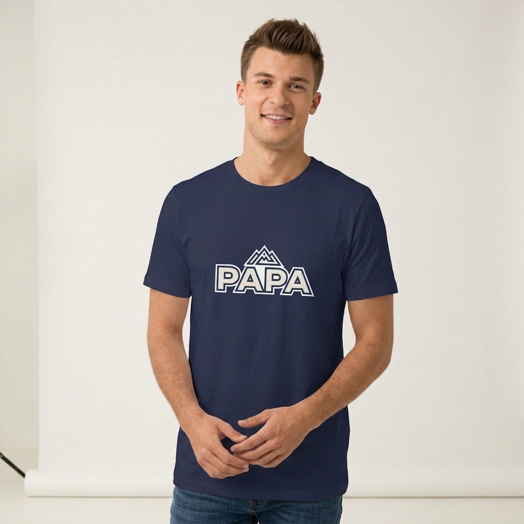 T-shirt Papa Pilier Moderne