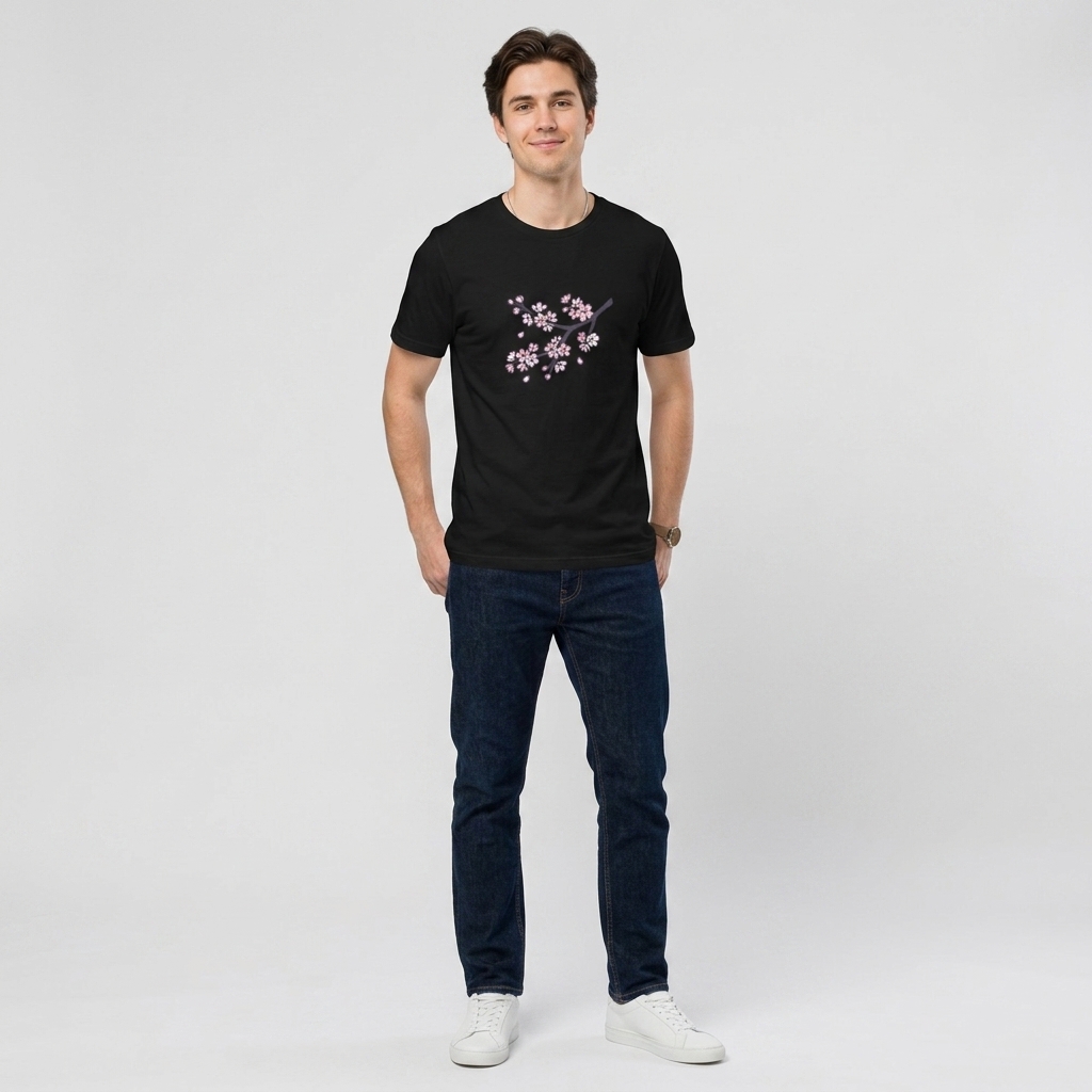 T-shirt Sakura | Estampe Florale Japonaise